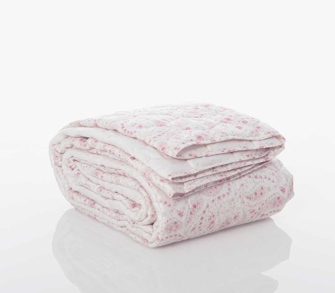 Κουβερλί Υπέρδιπλο Εκρού-Ροζ Mirelle Nef-Nef Homeware