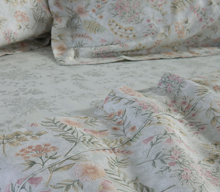 Σετ Σεντόνια King Size Βαμβακοσατέν Μέντα Blessing Nef-Nef Homeware