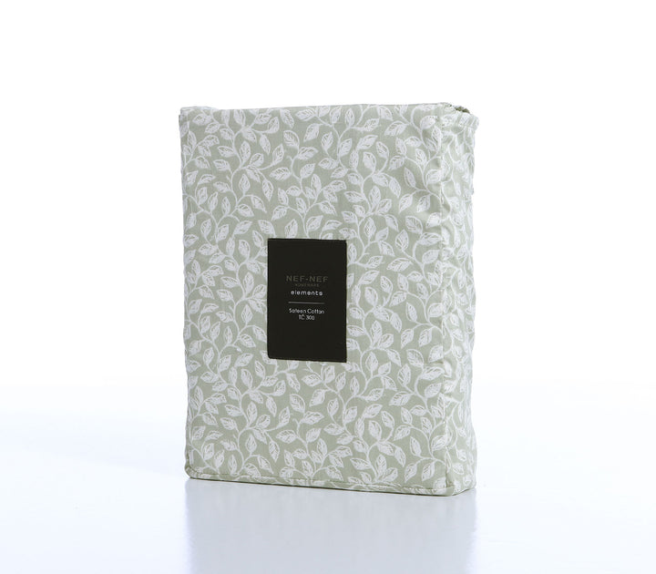 Σετ Σεντόνια King Size Βαμβακοσατέν Πράσινο Calming Nef-Nef Homeware