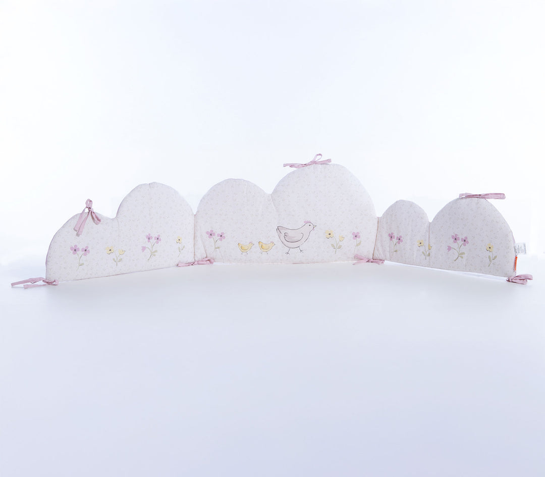 Βρεφική Πάντα Κούνιας Εκρού Cute & Sweet Nef-Nef Homeware