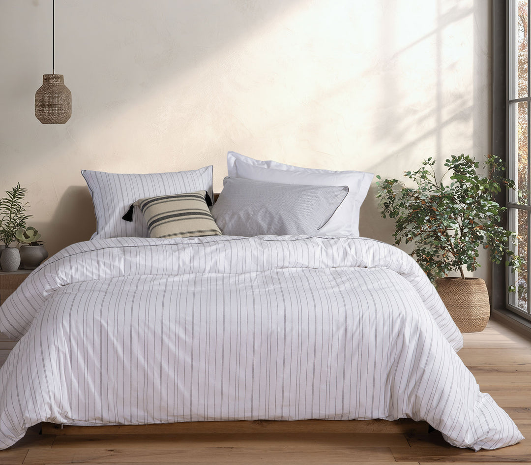 Σετ Σεντόνια King Size από Περκάλι Λευκά Optimal 280X270 Nef-Nef Homeware