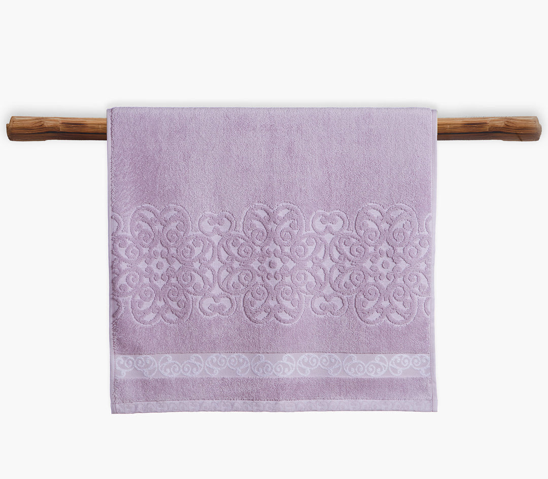 Πετσέτα Προσώπου Μωβ Βαμβακερή Zaphira 50X90cm Nef-Nef Homeware