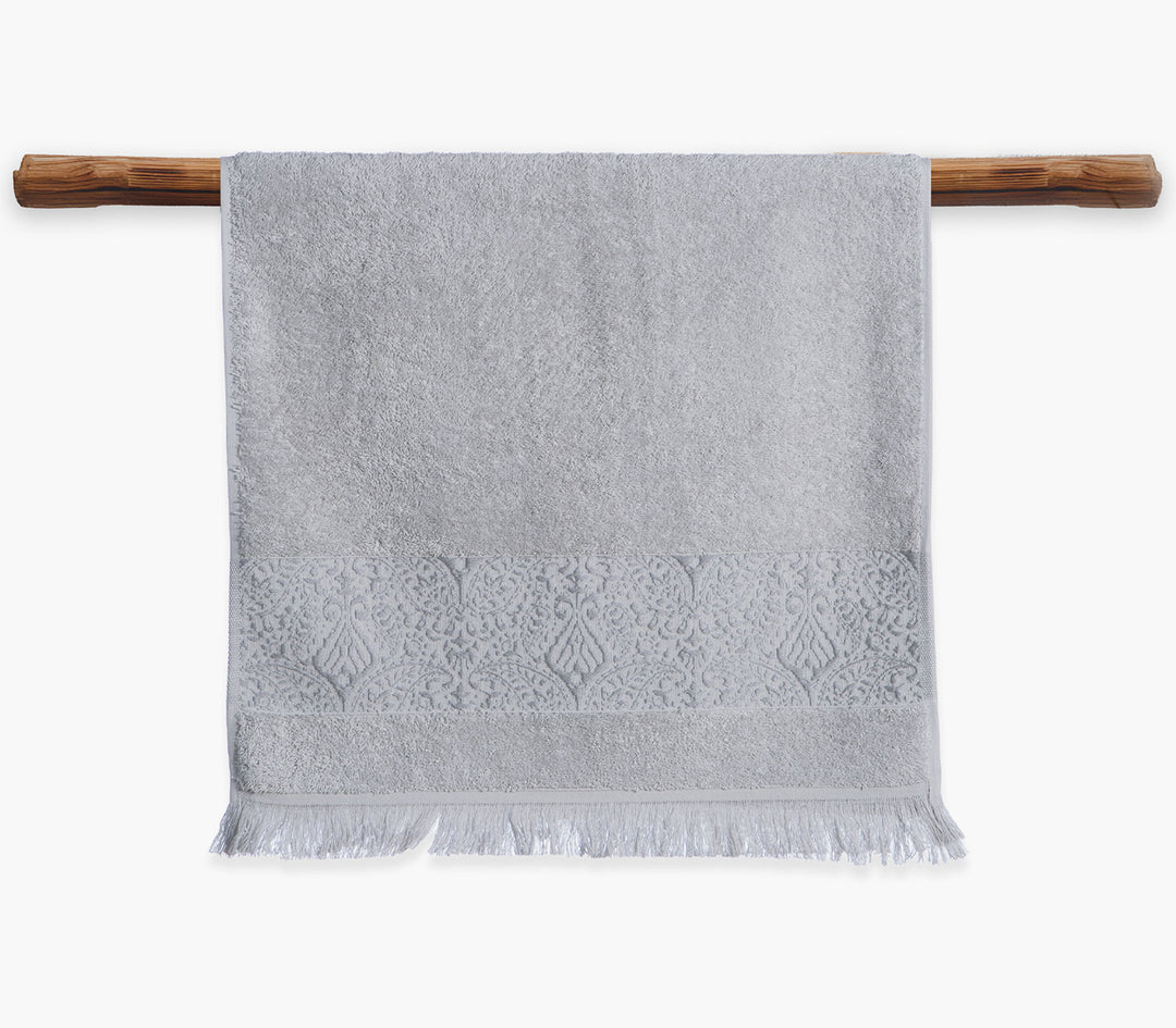 Πετσέτα Προσώπου Γκρι Βαμβακερή Jetrix 50X90cm Nef-Nef Homeware