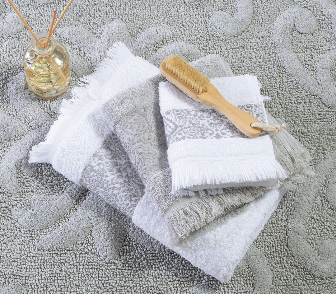 Πετσέτα Λευκή Βαμβακερή Jetrix 70X140cm Nef-Nef Homeware