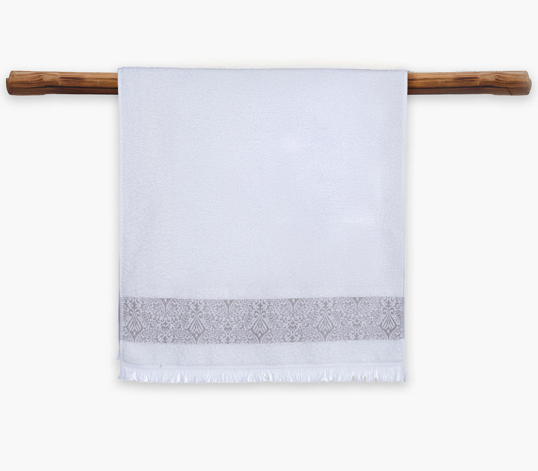 Πετσέτα Λευκή Βαμβακερή Jetrix 70X140cm Nef-Nef Homeware