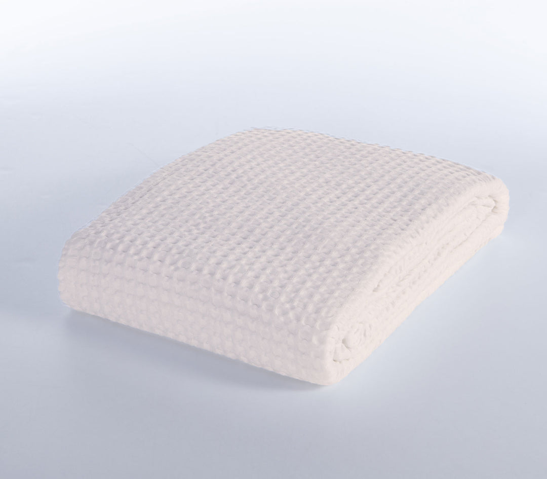 Κουβέρτα Πικέ Λευκή New Golf Μονή Nef-Nef Homeware