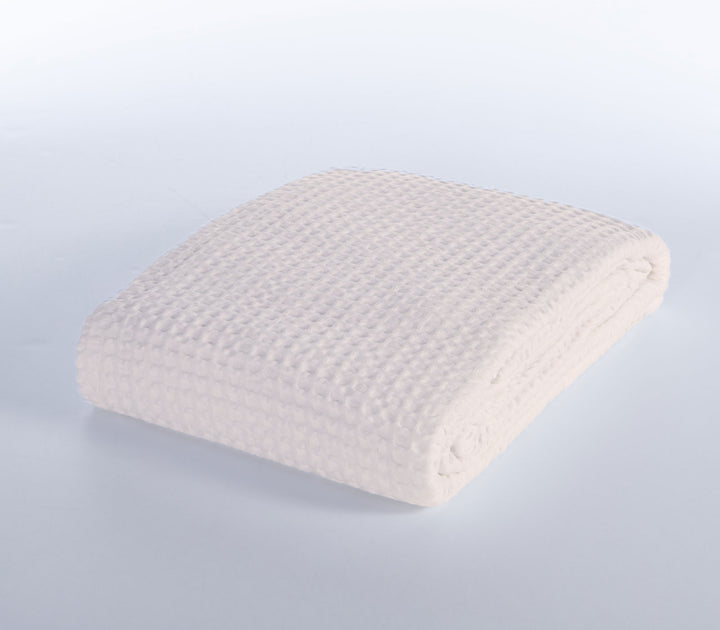 Κουβέρτα Πικέ Λευκή New Golf Μονή Nef-Nef Homeware