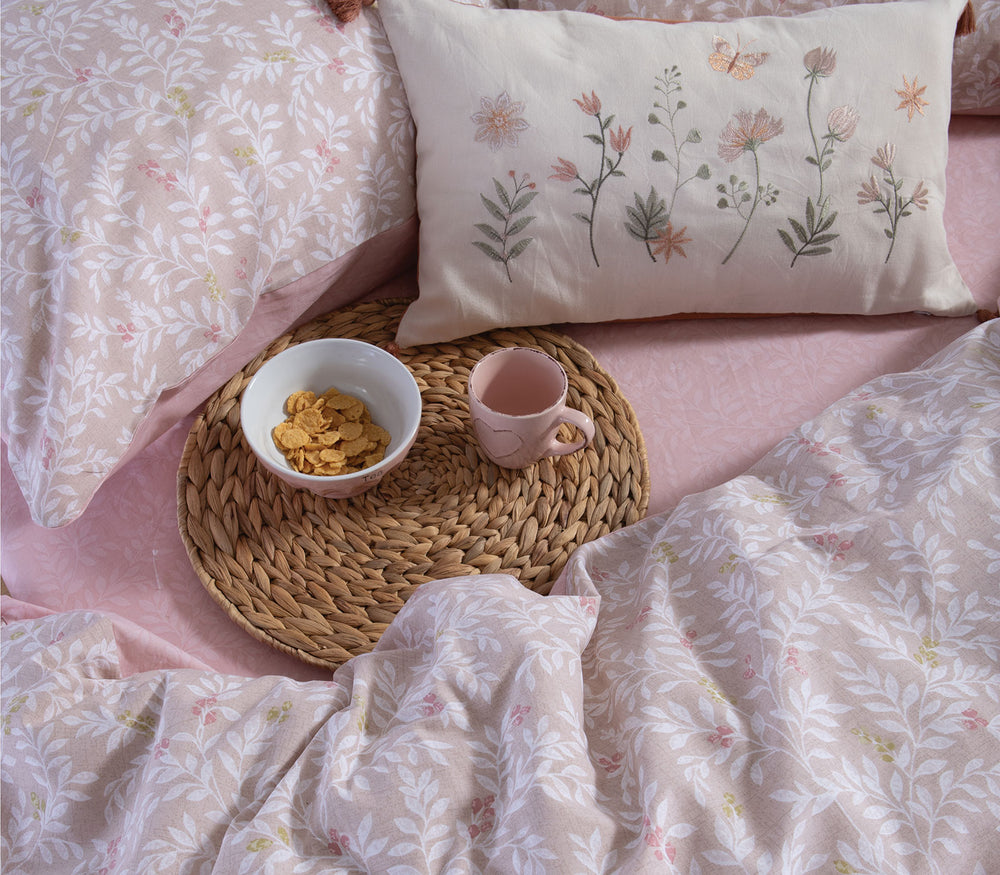 Σετ Σεντόνια Μονά Βαμβακερά Μπεζ Cylia Nef-Nef Homeware
