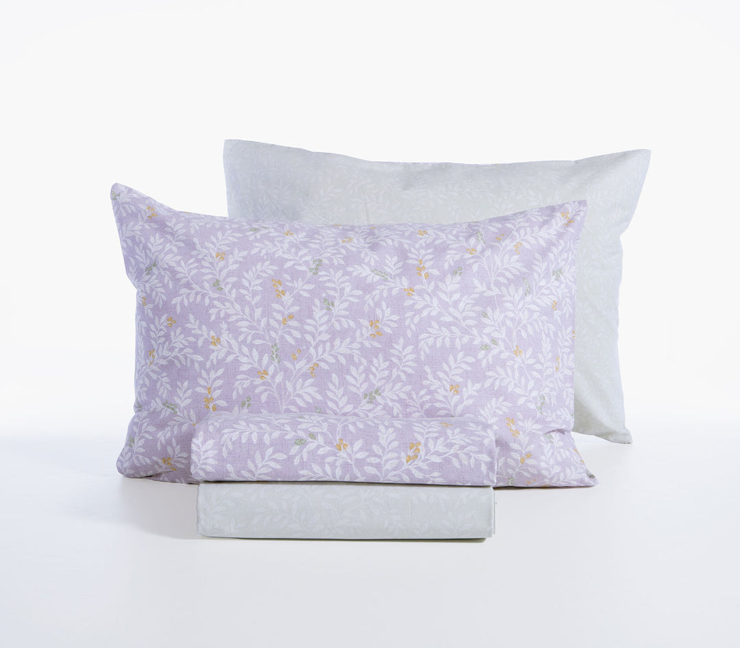 Σετ Σεντόνια Μονά Βαμβακερά Λιλά Cylia Nef-Nef Homeware