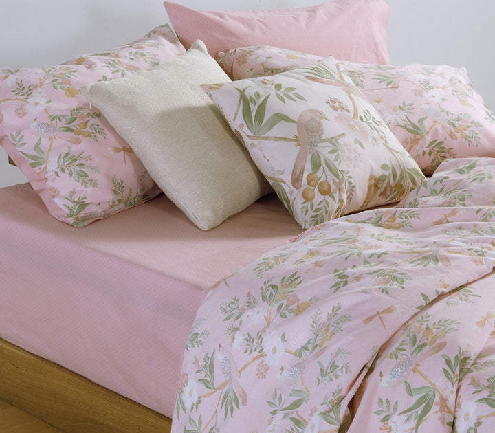 Σετ Σεντόνια Μονά Βαμβακερά Ροζ Dreamel Nef-Nef Homeware