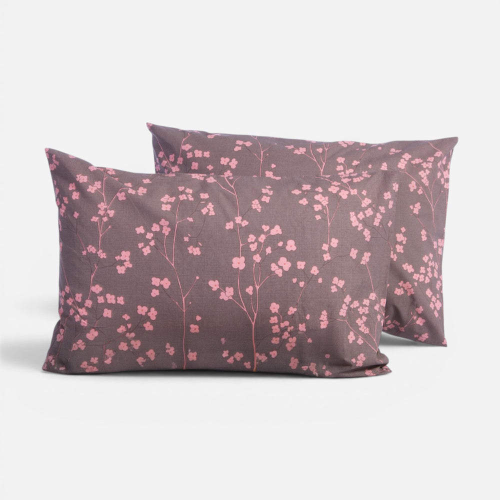 Μαξιλαροθήκη Ύπνου Βαμβακερή Καφέ Floriva Nef-Nef Homeware