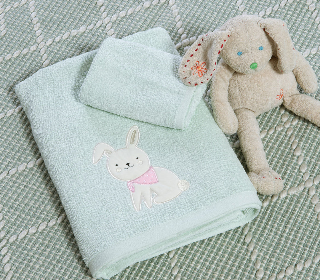 Βρεφικές Πετσέτες Πράσινες Σετ 2τμχ Pic Nic Together Nef-Nef Homeware