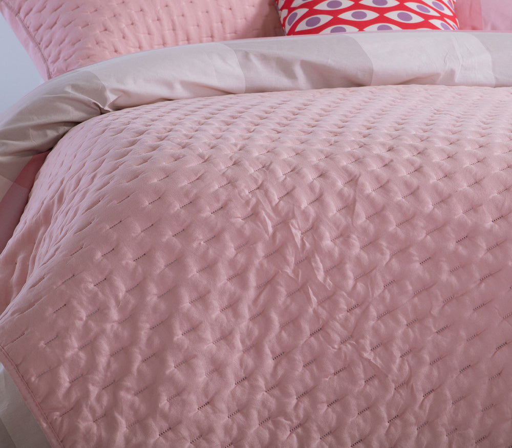 Κουβερλί Υπέρδιπλο Ροζ Adelle Nef-Nef Homeware
