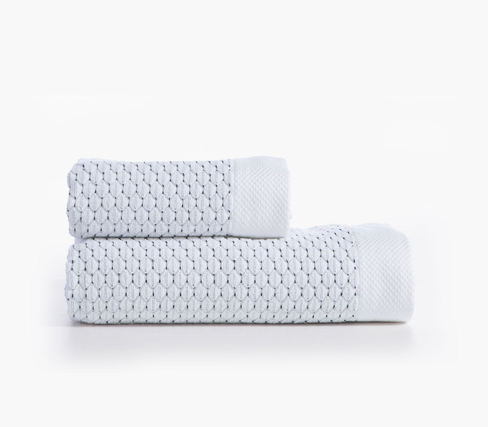Σετ Πετσέτες 2 Τεμαχίων Λευκό Βαμβακερό Sailing Nef-Nef Homeware