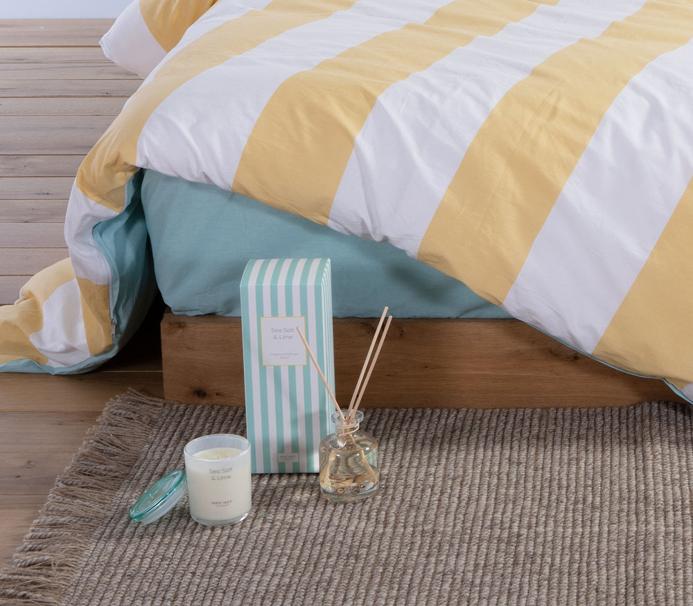 Αρωματικό Χώρου Με Στικς Τιρκουάζ Sea Salt Lime 230ml Nef-Nef Homeware