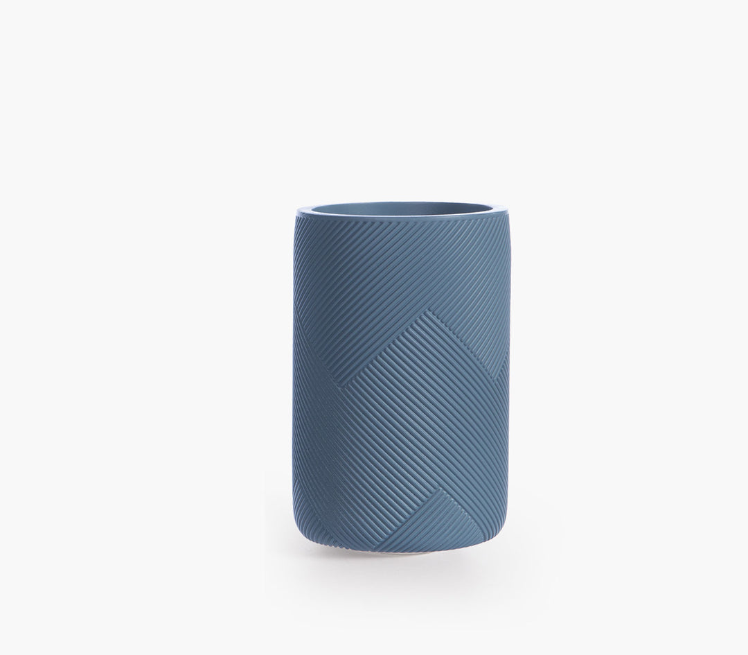 Ποτήρι Μπάνιου Μπλε Πολυεστερικό Jenta 7X11cm Nef-Nef Homeware