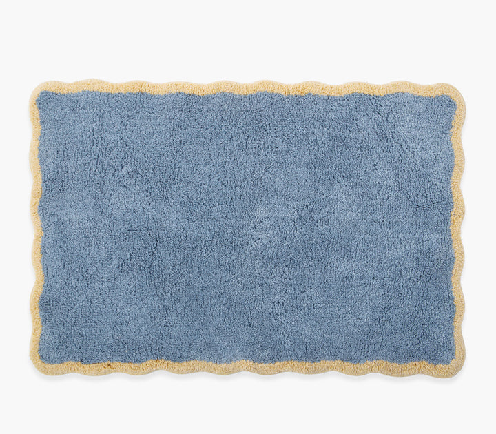 Ταπέτο Μπάνιου Μπλε Βαμβακερό Vertia 60X90cm Nef-Nef Homeware