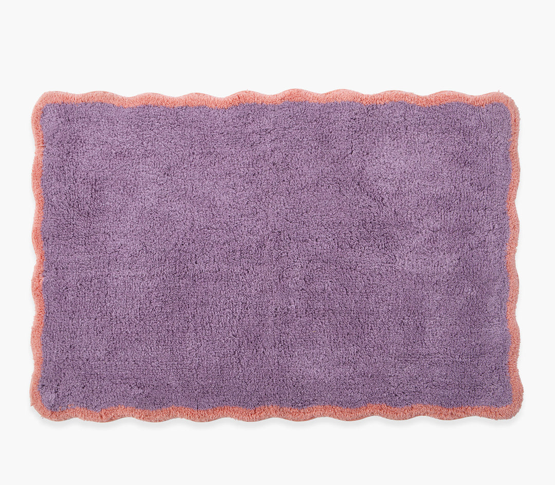 Ταπέτο Μπάνιου Μωβ Βαμβακερό Vertia 60X90cm Nef-Nef Homeware