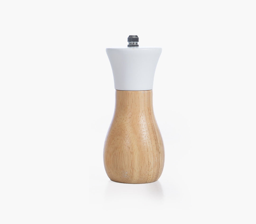 Μύλος Αλατιού & Πιπεριού Λευκός Ξύλινος Flop Nef-Nef Homeware