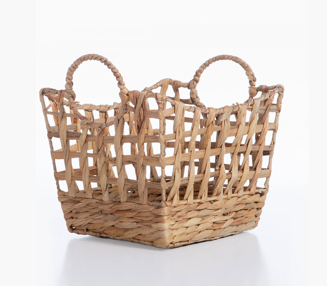 Καλάθι Μπεζ από Υάκινθο Grant 36X26X26,5cm Nef-Nef Homeware