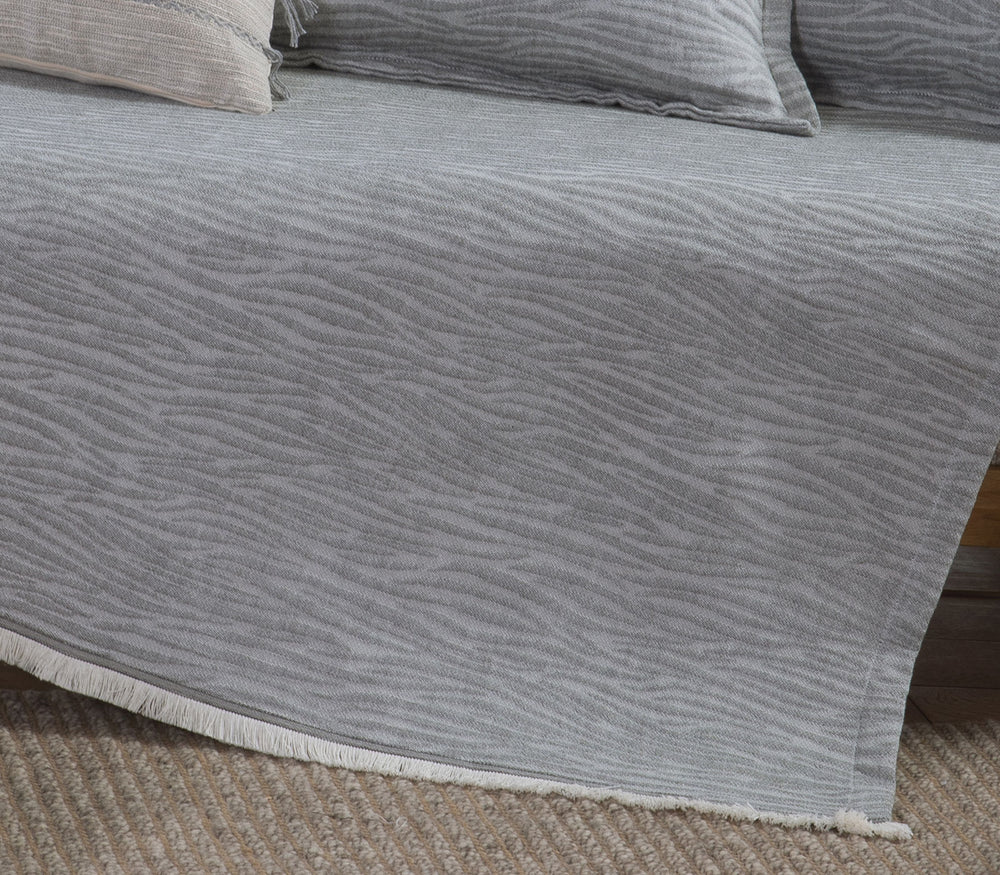 Ριχτάρι Διθέσιου Καναπέ Γκρι Zebra 170X250cm Nef-Nef Homeware