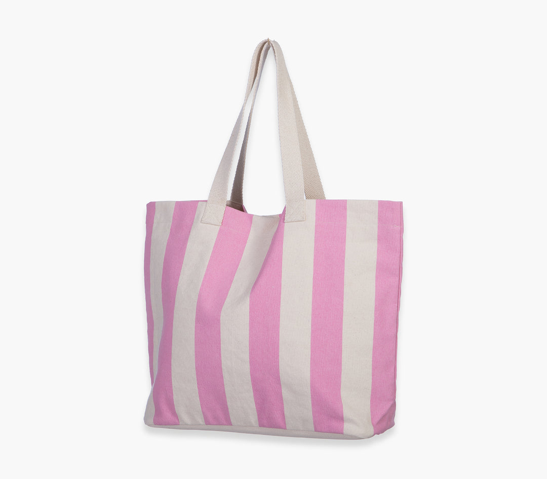 Τσάντα Θαλάσσης Βαμβακερή Μωβ Portofino 52X38X15cm Nef-Nef Homeware