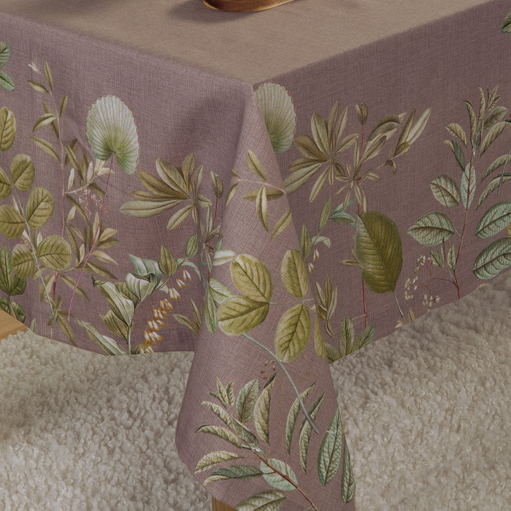 Τραπεζομάντηλο Μόκα Φλοράλ Βαμβακερό Flora 140X140cm Nef-Nef Homeware