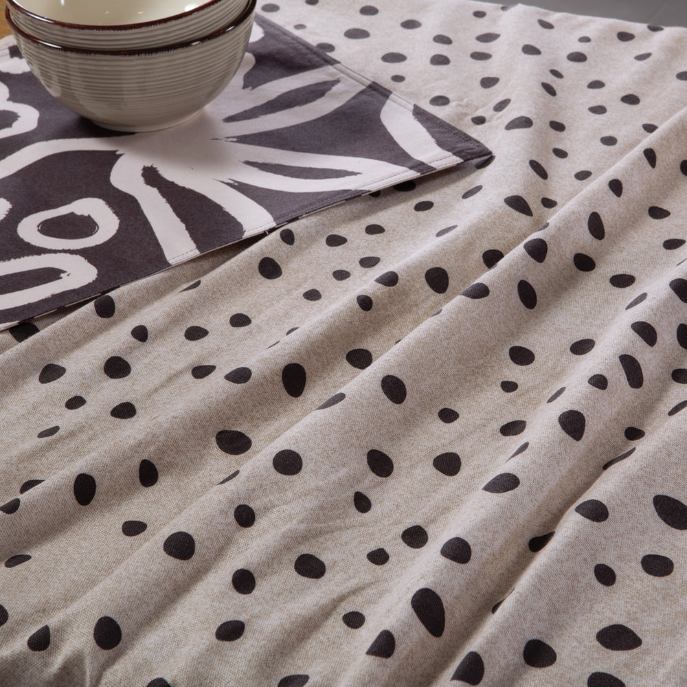 Τραπεζομάντηλο Μπεζ Πουά Trust 140X180cm Nef-Nef Homeware