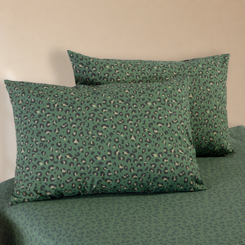 Σετ Σεντόνια Μονά Βαμβακερά Πράσινο Wild Nef-Nef Homeware