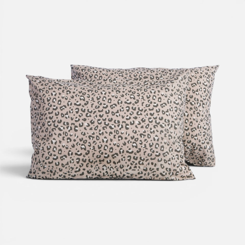 Μαξιλαροθήκη Ύπνου Βαμβακερή Μπεζ Wild Nef-Nef Homeware