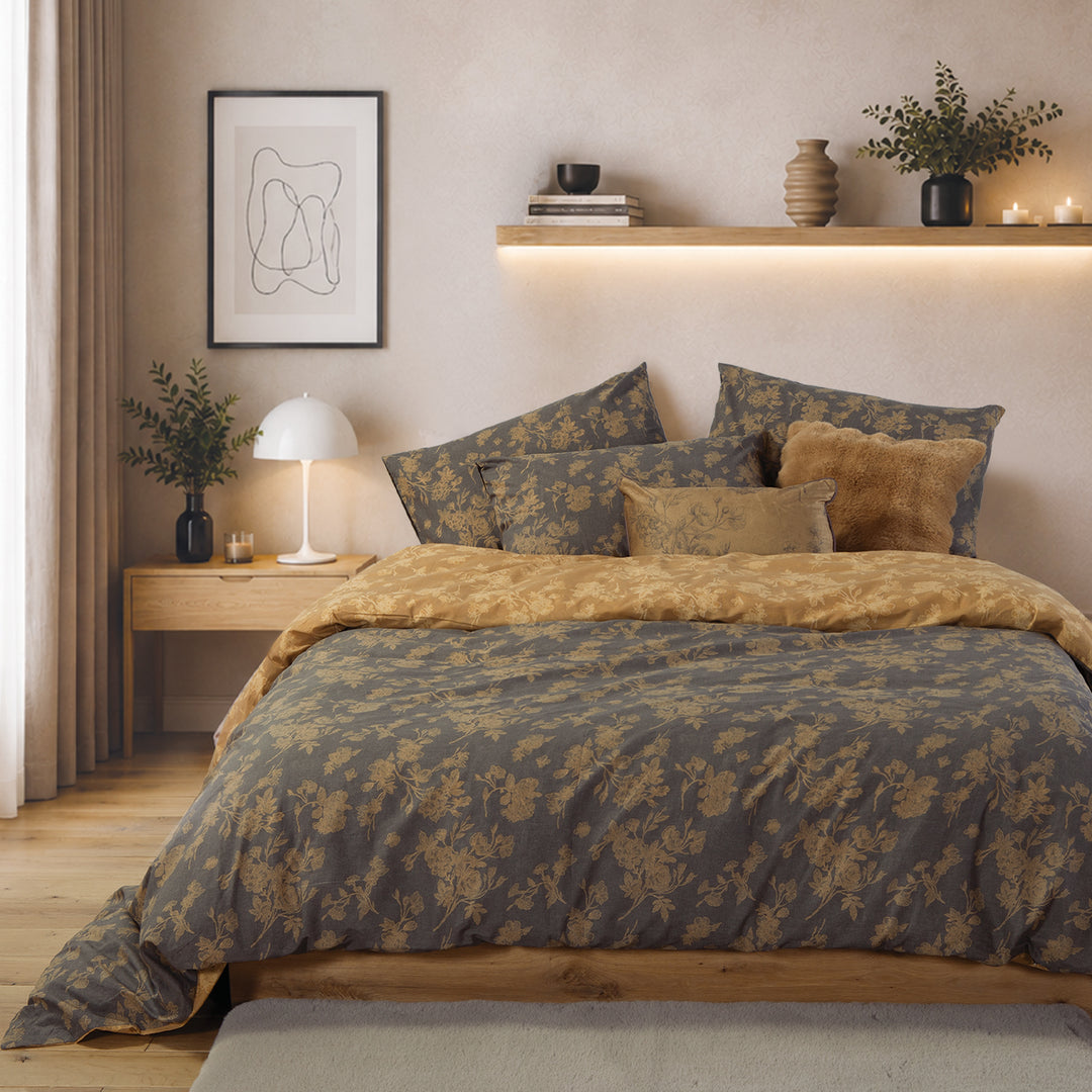 Σετ Παπλωματοθήκη Μονή Καφέ Βαμβακερή Dream Nef-Nef Homeware