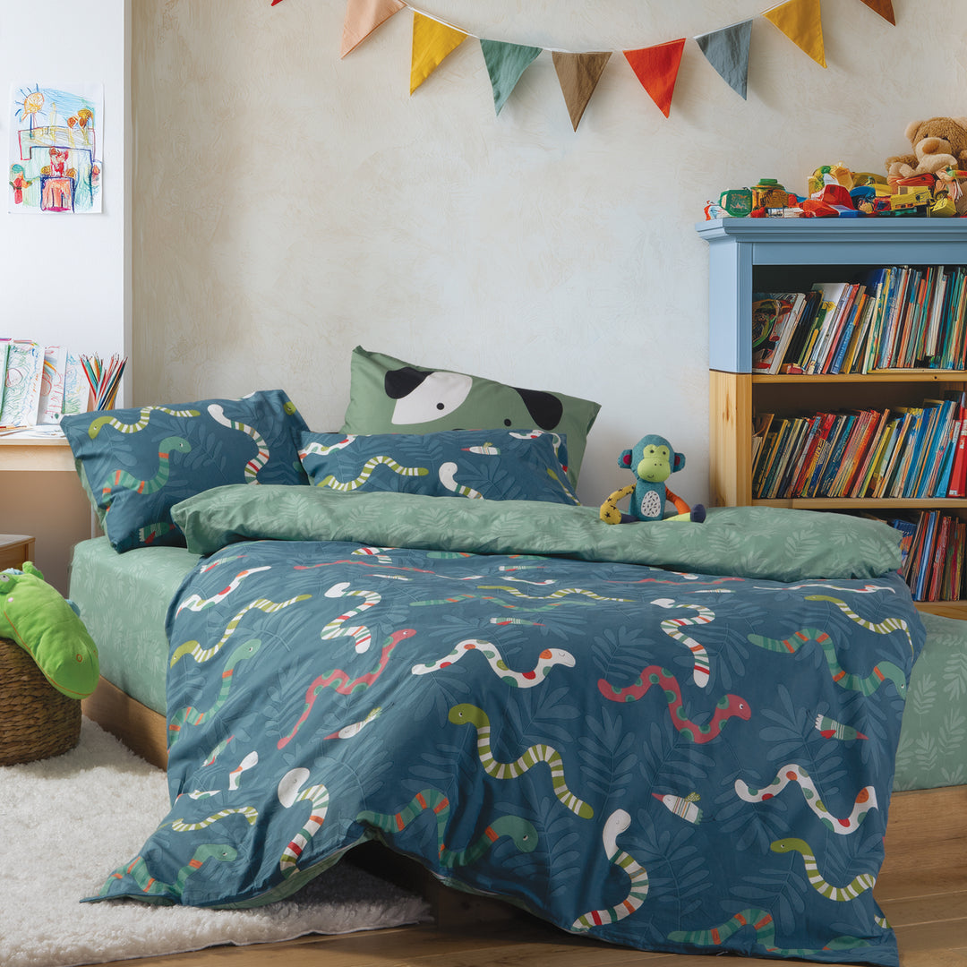 Σετ Σεντόνια Μονά Μπλε Warms Nef-Nef Homeware