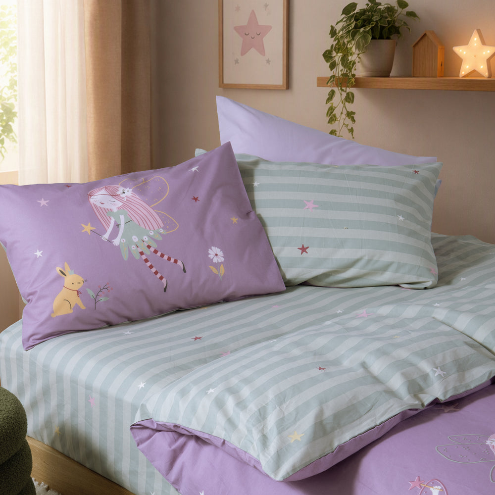 Σετ Παπλωματοθήκη Μονή Λιλά Fairy Tale Nef-Nef Homeware