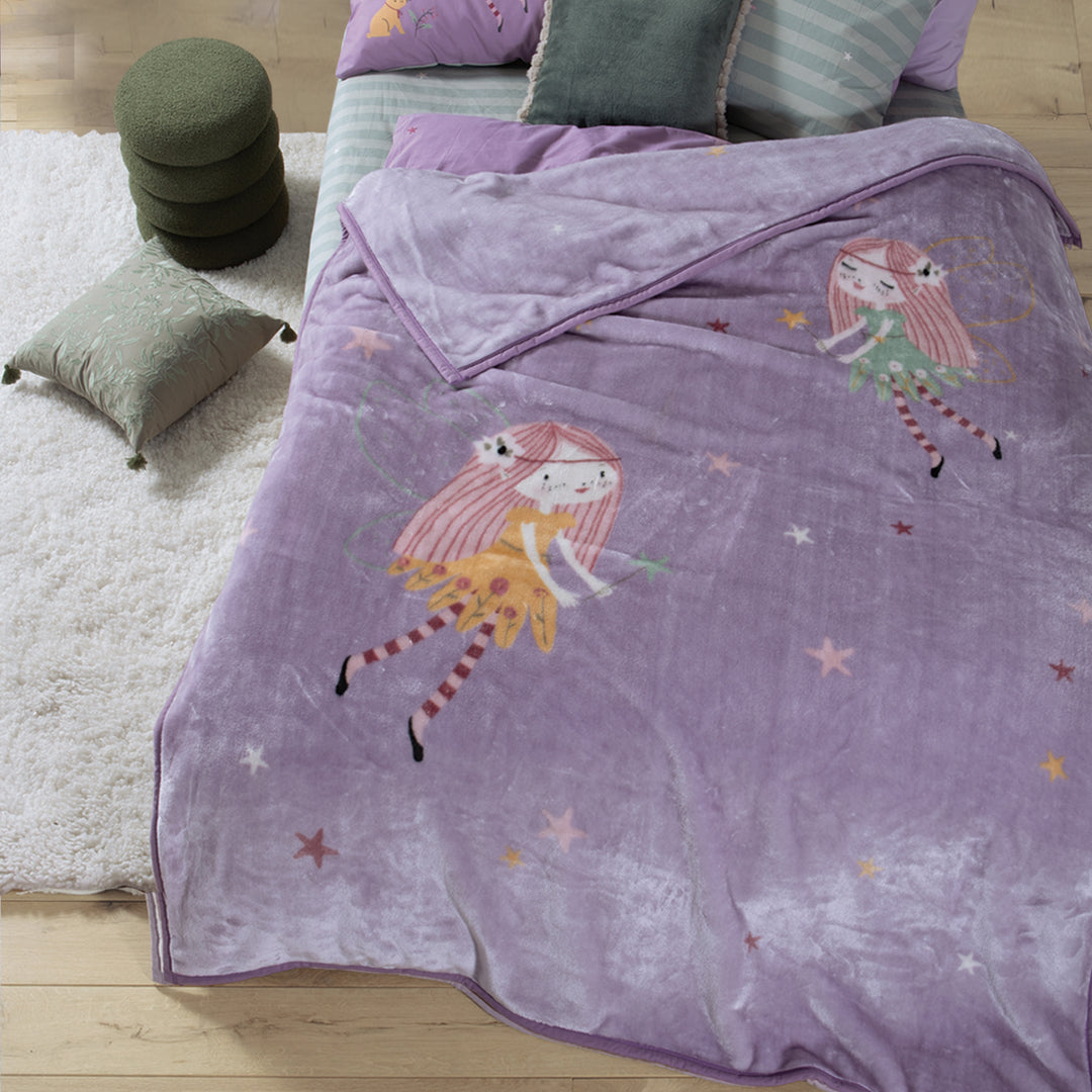 Κουβέρτα Μονή Λιλά Fairy Tale Nef-Nef Homeware