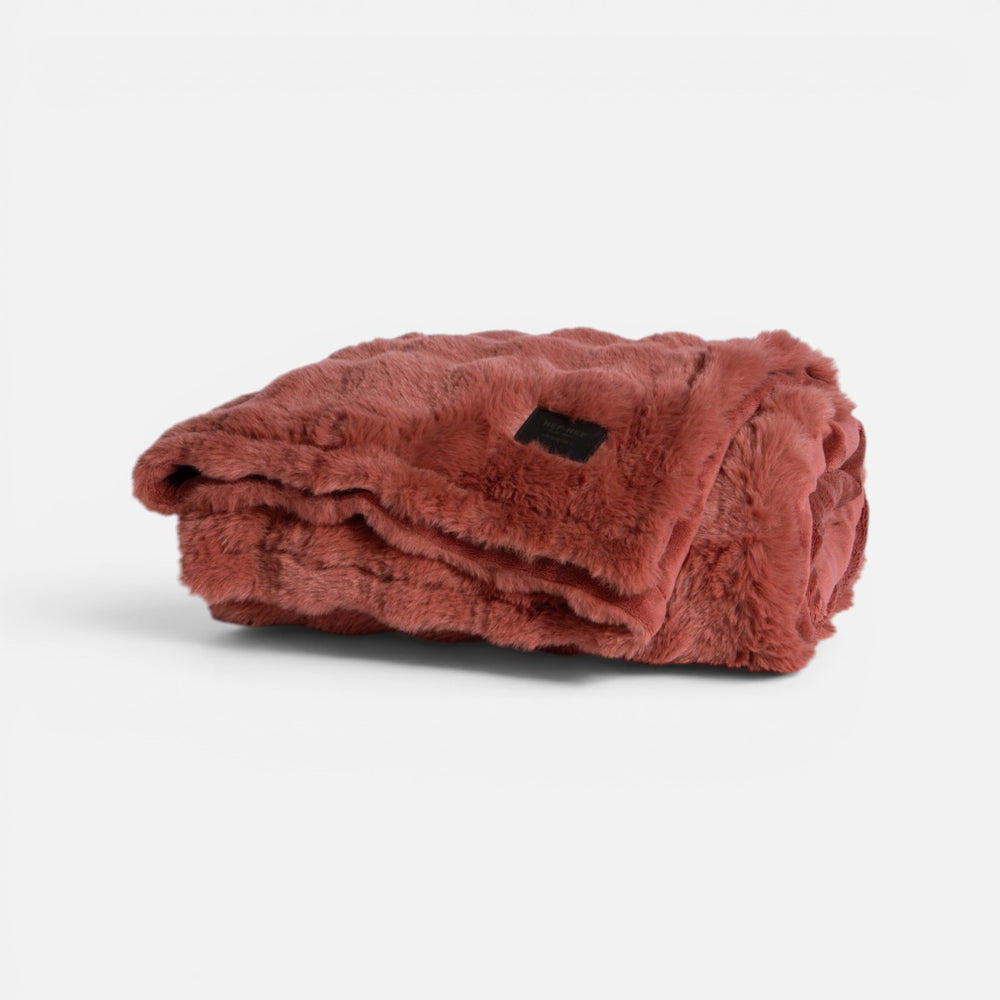 Κουβέρτα Καναπέ Fleece Κόκκινη Reality Nef-Nef Homeware