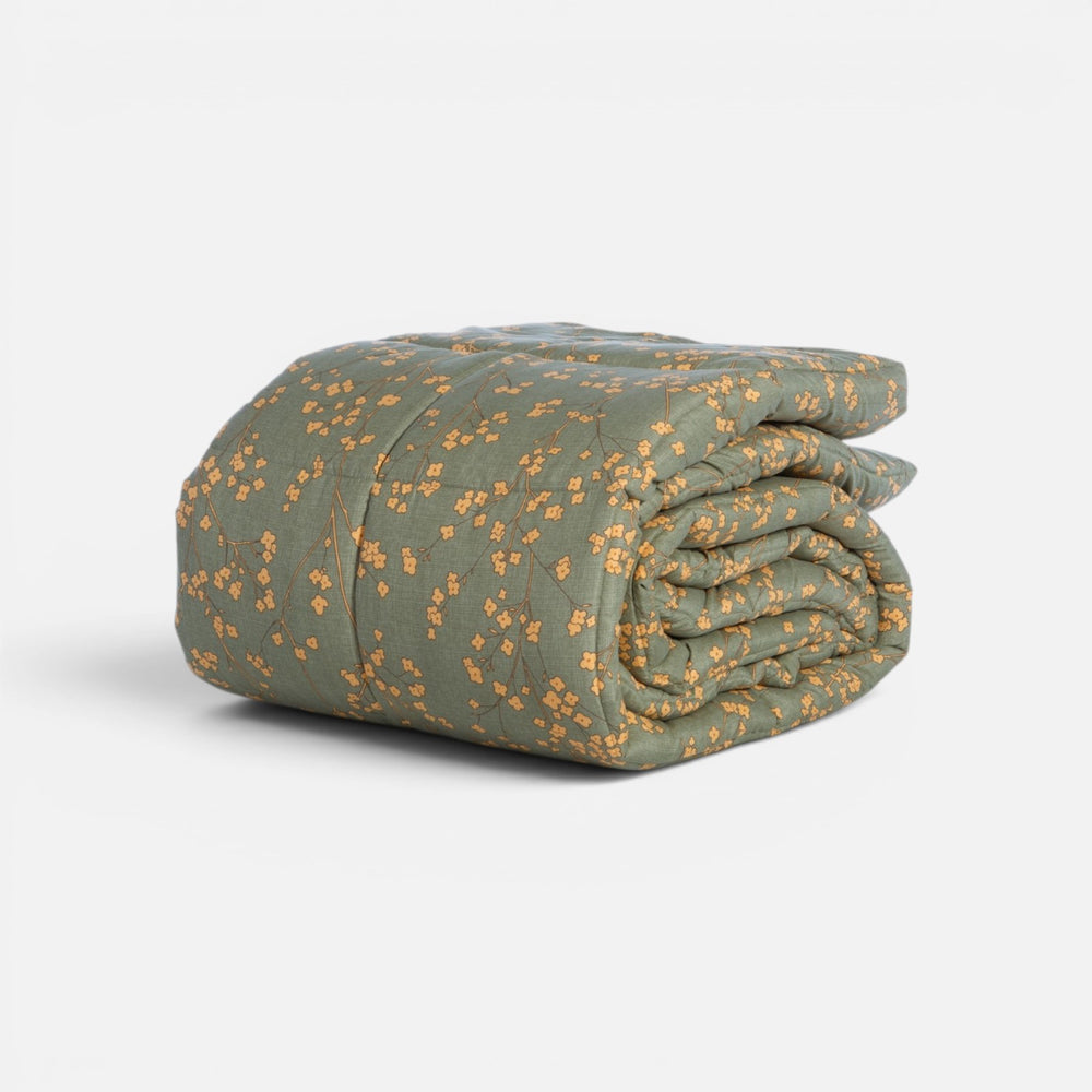 Πάπλωμα Υπέρδιπλο Πράσινο Floriva Nef-Nef Homeware