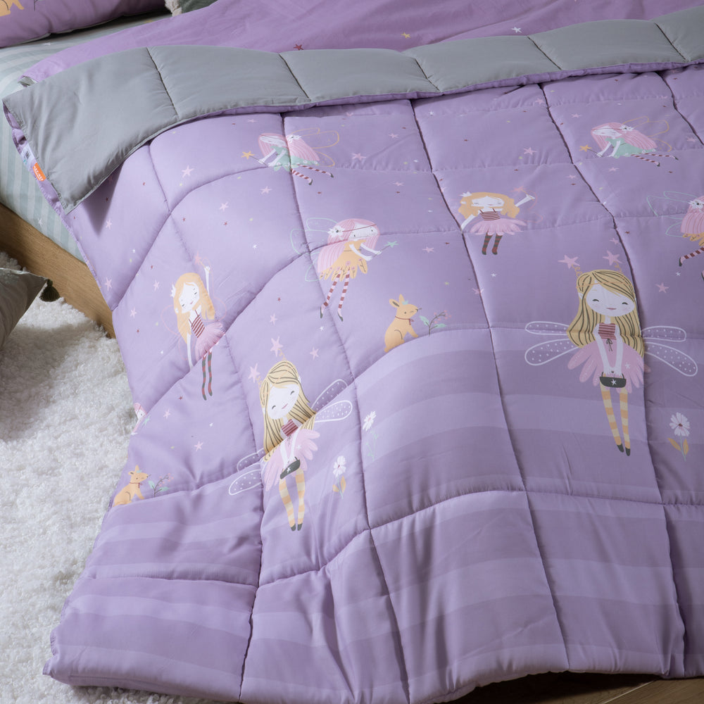 Πάπλωμα Μονό Λιλά Fairy Tale Nef-Nef Homeware