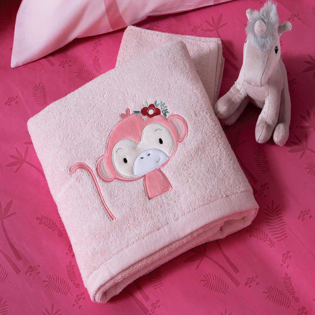 Πετσέτες Σετ 2Τμχ Ροζ Wild & Sweet Nef-Nef Homeware