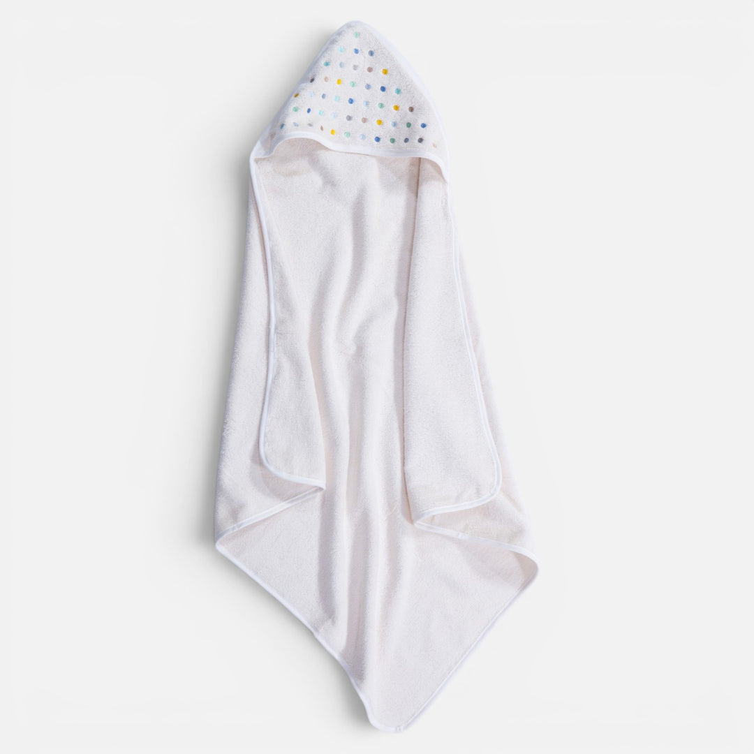 Κάπα Βρεφική Εκρού-Μπλε Dots Nef-Nef Homeware
