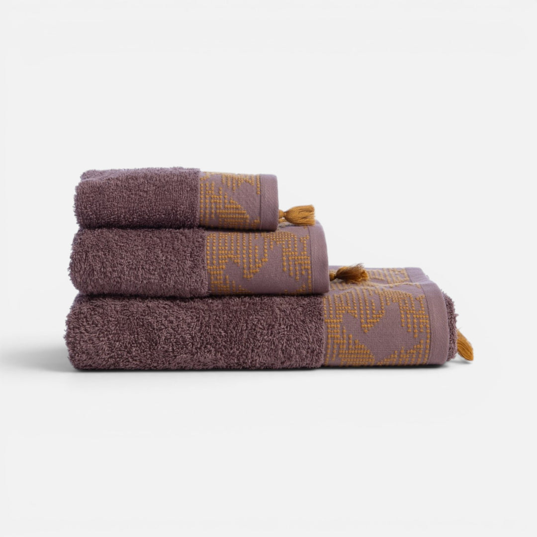 Σετ Πετσέτες 3Τμχ Καφέ Zeyn Nef-Nef Homeware