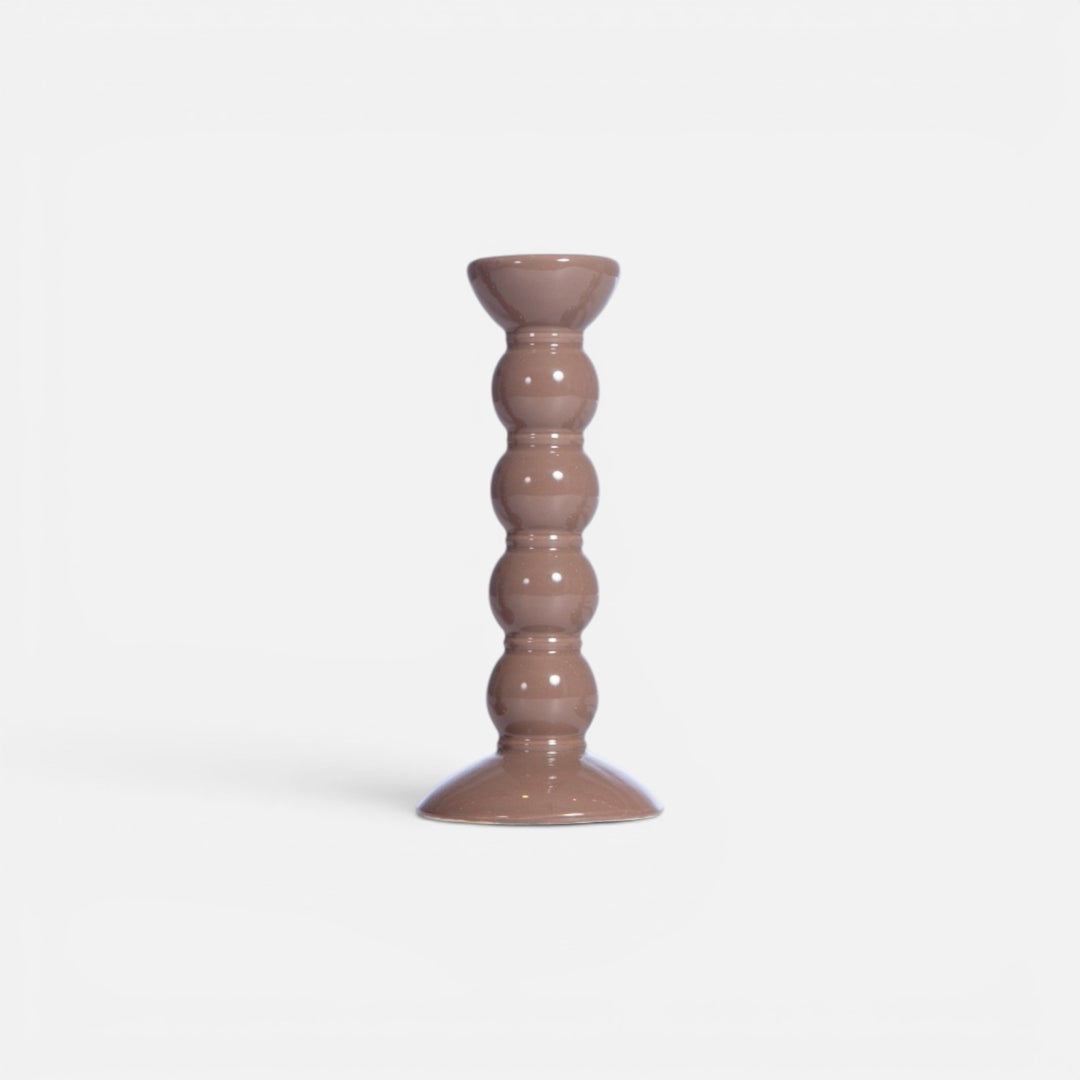 Κηροπήγιο Κεραμικό Καφέ Soil Nef-Nef Homeware