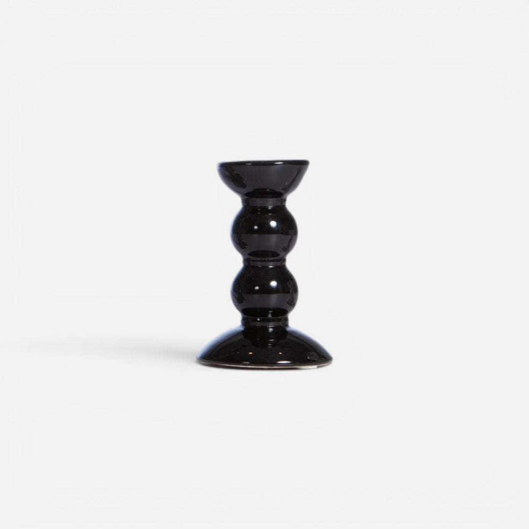 Κηροπήγιο Κεραμικό Μαύρο Spark Nef-Nef Homeware