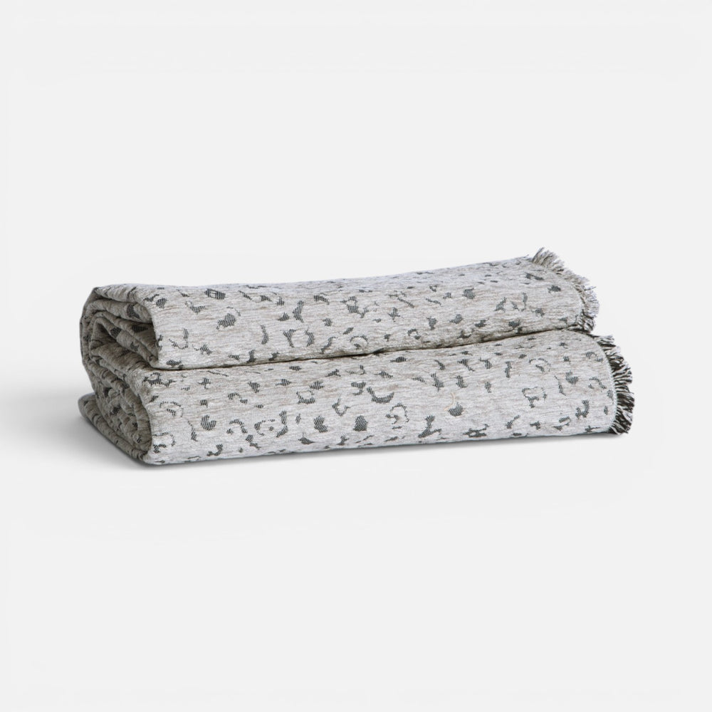 Ριχτάρι Πολυθρόνας Γκρι Leopard Nef-Nef Homeware
