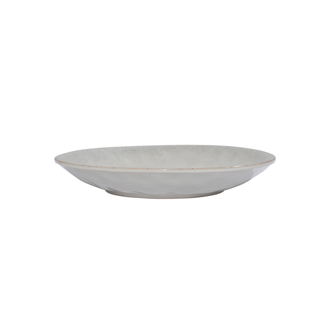 Βαθύ πιάτο stoneware Vignette Seal με στρογγυλό σχήμα σε ουδέτερο τόνο.