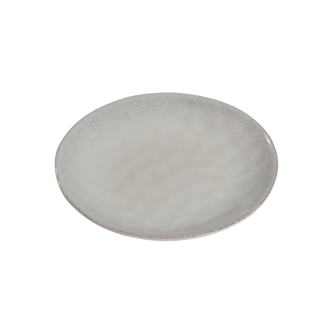 Πιάτο βαθύ stoneware Vignette Seal Estia σε γκρι απόχρωση με φυσική υφή.
