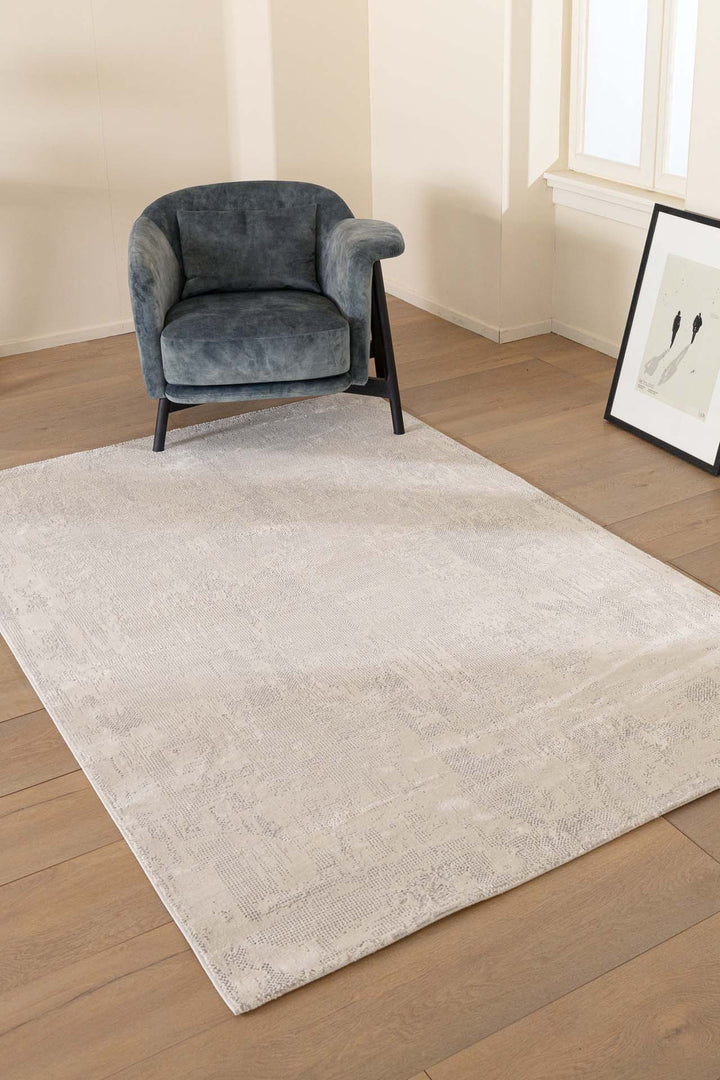 Μοντέρνο Χαλί Ανοιχτό Μπεζ Πολυεστερικό Silky Royal Carpet 2.40Χ3.00 (08C)