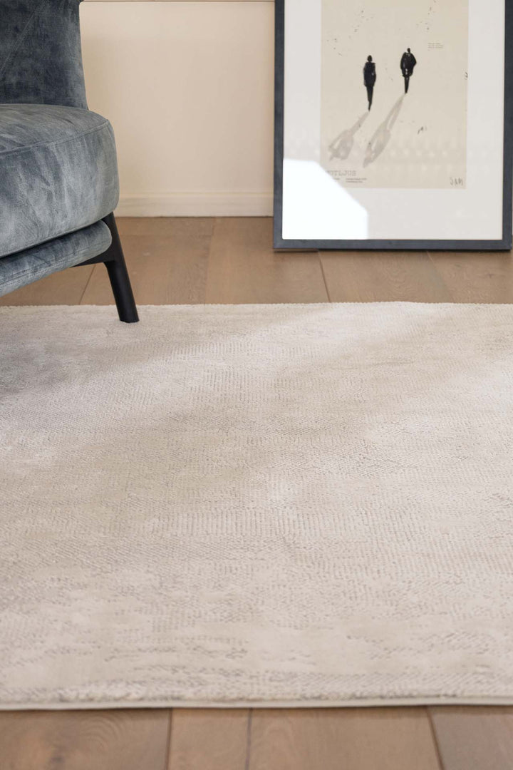 Μοντέρνο Χαλί Ανοιχτό Μπεζ Πολυεστερικό Silky Royal Carpet 2.40Χ3.00 (08C)
