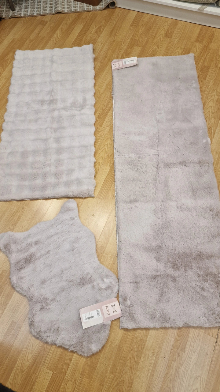 Γούνινο Χαλί Γκρι Συνθετικη Γούνα Bubble Royal Carpet 2.00X2.50