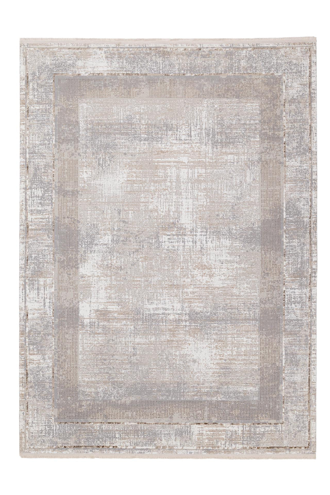 Χαλί Infinity της Royal Carpet σε εκρού, σε ολόκληρη όψη, με προσεγμένο σχέδιο της σειράς και εμφανή υφή επιφάνειας.