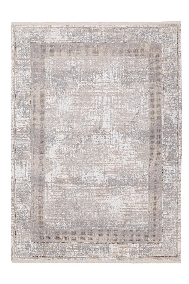 Χαλί Infinity της Royal Carpet σε εκρού, σε ολόκληρη όψη, με προσεγμένο σχέδιο της σειράς και εμφανή υφή επιφάνειας.